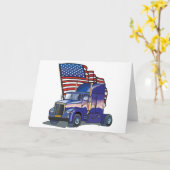 USA-LKW-Fahrer Karte (Gelbe Blume)