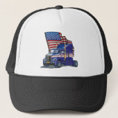 USA-LKW-Fahrer Truckerkappe (Vorderseite)