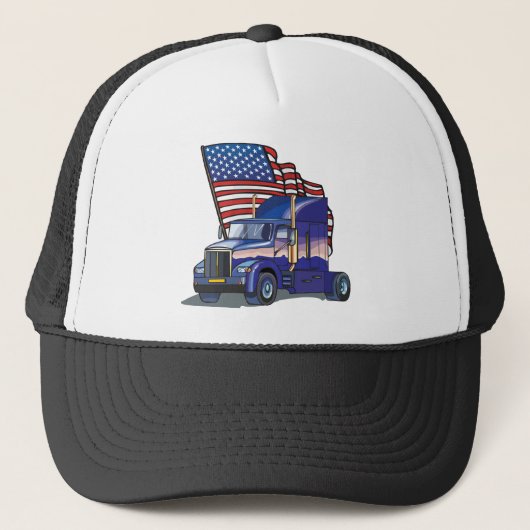 USA-LKW-Fahrer Truckerkappe (Vorderseite)