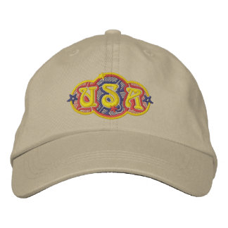 USA-Logo Bestickte Baseballkappe