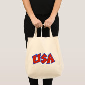 USA-Logo mit Stern-EIn Tragetasche (Vorderseite (Produkt))