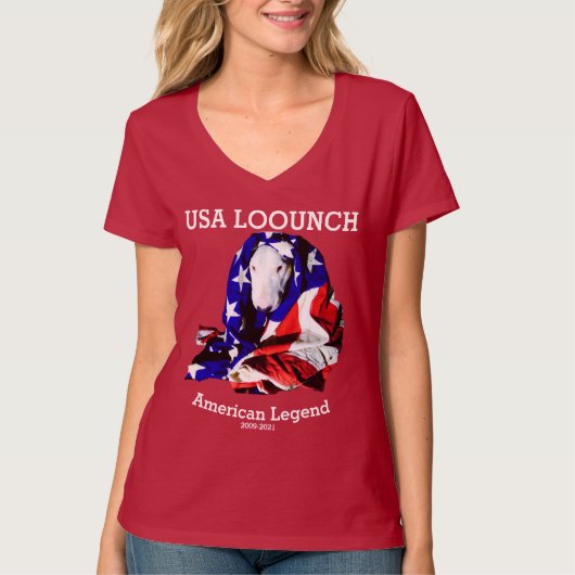 USA LOOUNCH Womens / Neck T-Shirt (Vorderseite)