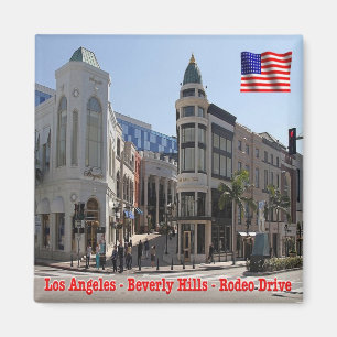 USA Los Angeles Beverly Hills Rodeo Drive Magnet