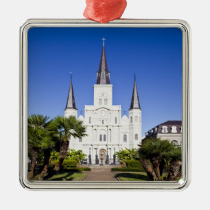 USA, Louisiana, New Orleans. französisches Vierte Ornament Aus Metall