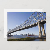 USA, Louisiana, New Orleans. Skyline aus dem 2 Postkarte (Vorne/Hinten)