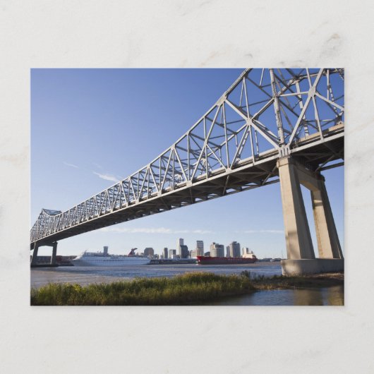 USA, Louisiana, New Orleans. Skyline aus dem 2 Postkarte (Vorderseite)