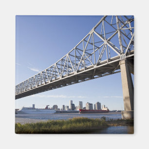 USA, Louisiana, New Orleans. Skyline vom 2 Magnet