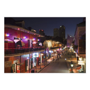 USA, Louisiana, New Orleans. Viertels French Quart Fotodruck