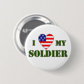 USA-LOVE MEIN SOLDAT BUTTON (Vorne & Hinten)