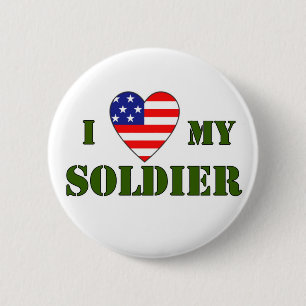 USA-LOVE MEIN SOLDAT BUTTON