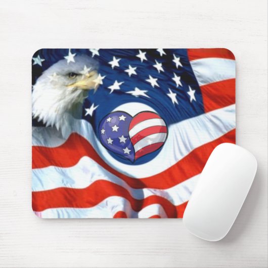 USA Lover_ Mousepad (Mit Mouse)