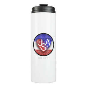 USA Lover's Heart® Thermal Tumbler Thermosbecher