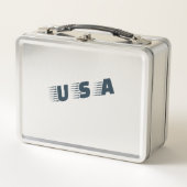 USA Lunch Box - verpackt mit Patriotic Style (Vorderseite)