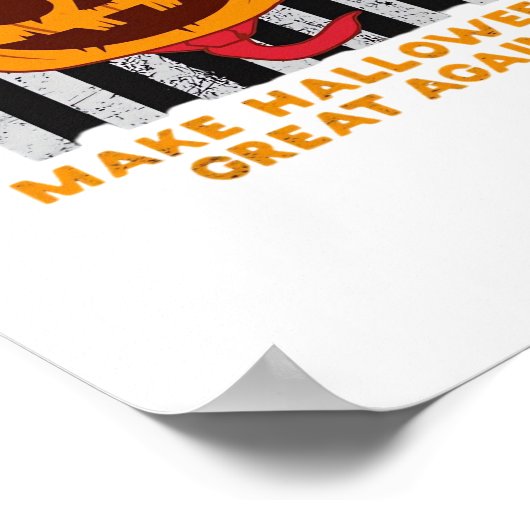 USA machen Halloween wieder großartig Klassik Poster (Ecke)