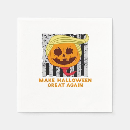 USA machen Halloween wieder großartig Klassik Serviette (Vorderseite)