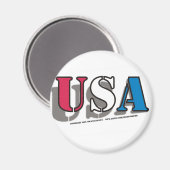 USA MAGNET (Vorderseite/Rückseite)