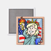 USA MAGNET (Vorderseite/Rückseite)