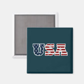 USA Magnet (Vorderseite/Rückseite)