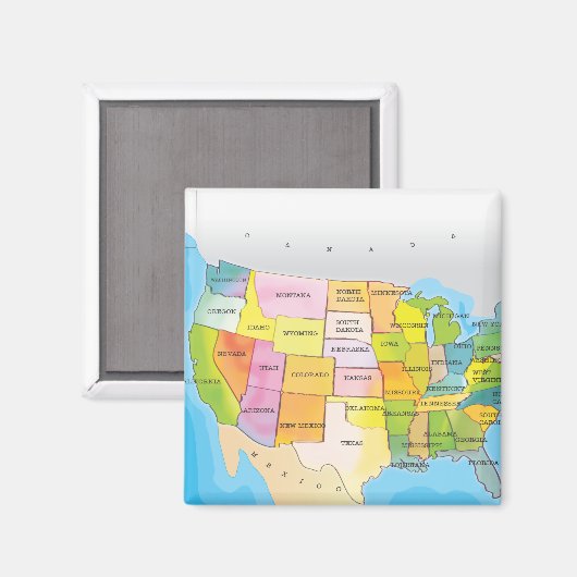 USA MAGNET (Vorderseite/Rückseite)