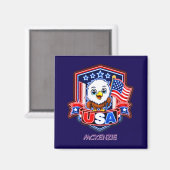 USA MAGNET (Vorderseite/Rückseite)