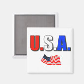 USA MAGNET (Vorderseite/Rückseite)
