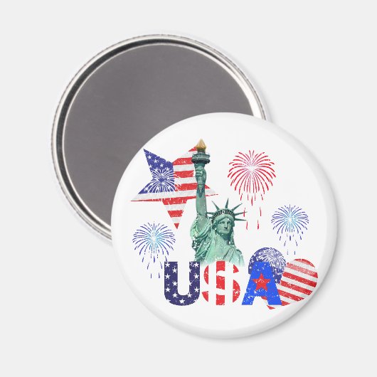 USA MAGNET (Vorderseite/Rückseite)