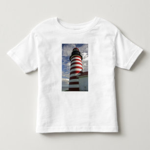 USA, Maine, Lubec. West Quoddy Head Leuchtturm Kleinkind T-shirt
