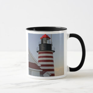 USA, Maine, Lubec. West Quoddy Head Leuchtturm, Tasse