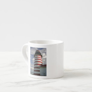 USA, Maine, Lubec. West Quoddy Head LIghthouse Espressotasse