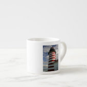 USA, Maine, Lubec. West Quoddy Head LIghthouse Espressotasse (Vorderseite Rechts)