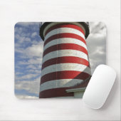 USA, Maine, Lubec. West Quoddy Head LIghthouse Mousepad (Mit Mouse)