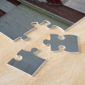 USA, Maine, Lubec. West Quoddy Head LIghthouse Puzzle (Seite)