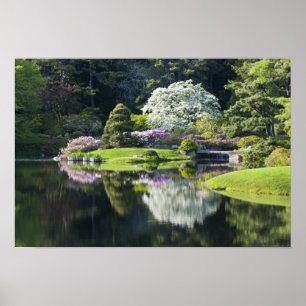USA, Maine, Northeast Harbor. Blick auf Asticou Poster