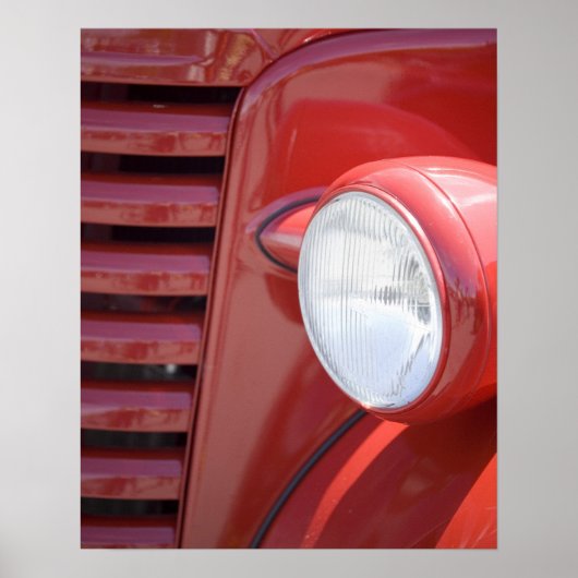 USA, Maine, Owl's Head. Headlight and partial Poster (Vorne)