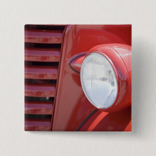 USA, Maine, Owl's Head. Scheinwerfer und Teile Button