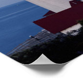 USA, Maine, Portland, Cape Elizabeth, Leuchtturm Poster (Ecke)