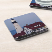 USA, Maine, Portland, Cape Elizabeth, Lighthouse Untersetzer (Linke Seite)