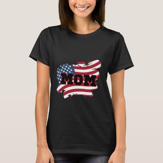 USA-Mama T-Shirt (Vorderseite)