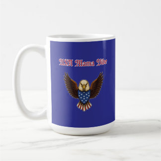 USA Mama Vibe Patriotic American Mom Life Design Kaffeetasse