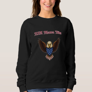 USA Mama Vibe Patriotic American Mom Life Design Sweatshirt
