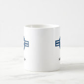 USA Man Up Blue Kaffeetasse (Mittel)