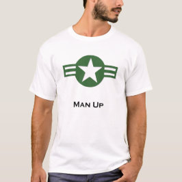 USA Man Up Green T-Shirt