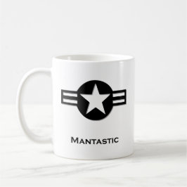USA Mantastisch schwarz Kaffeetasse