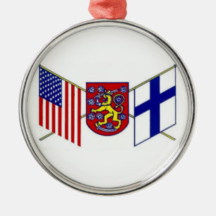 USA-Mantel von Arm-Finnland Ornament Aus Metall