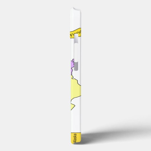 USA Map Covered Case-Mate iPhone Hülle (Rückseite / Links)