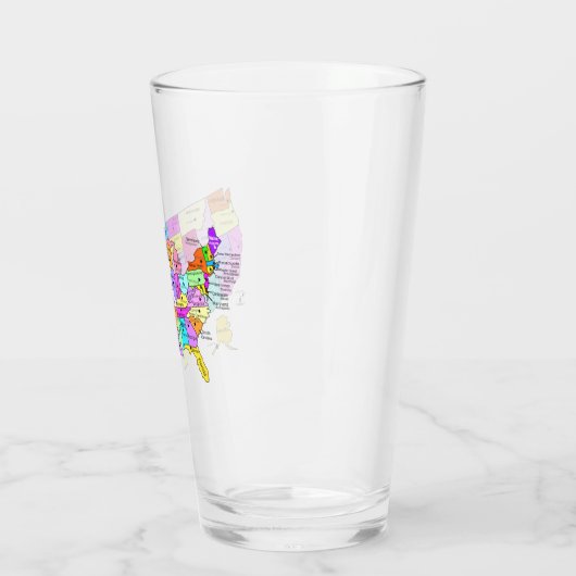 USA Map Covered Glas (Links)