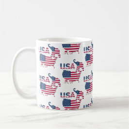 USA Map Flag Politisches republikanisches Party El Kaffeetasse
