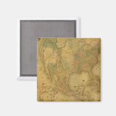 USA Map Magnet (Vorderseite/Rückseite)