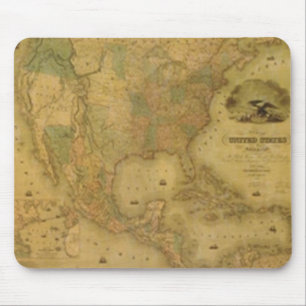 USA Map Mouse Pad Mousepad