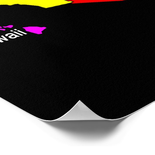 USA Map Poster (Ecke)